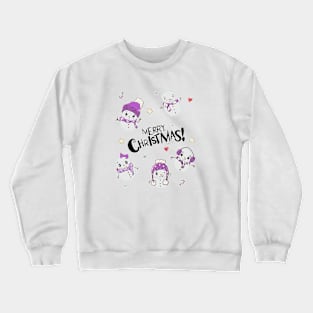 Cute and Funny Snow Crewneck Sweatshirt